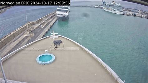 Webcam Norwegian Epic: Live at Sea